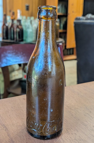 Vintage amber coca - amber, coca-cola